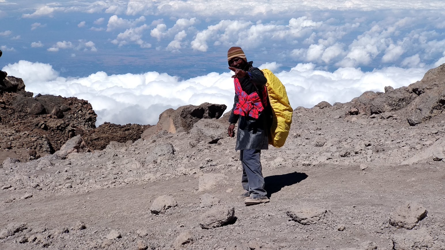 The legendary porter with the leather jacket